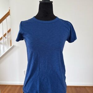 rag & bone Cobalt Blue Short Sleeve Tee
